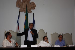 Mesa-redonda Cultura e Grande Eventos. Foto- Ascom Enecult