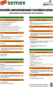 Banner Programacão_SEMEX2013