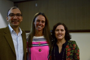 Giovandro Ferreira, Lila Lopes e Suzana Barbosa. Foto: Lorena Caliman
