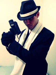 O cosplay de Leon, protagonista do game Resident Evil 4 Foto: Acervo Pessoal