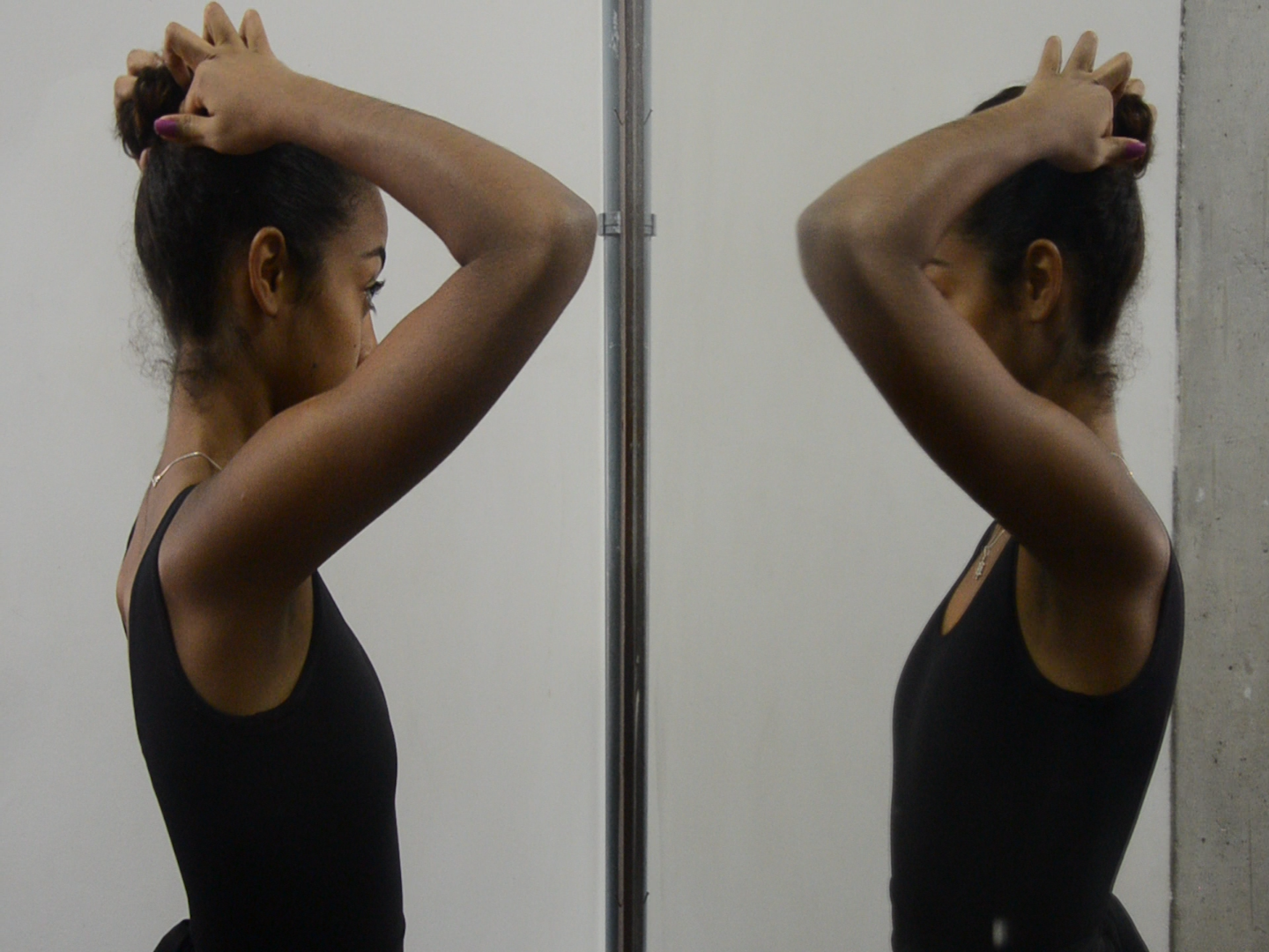 A mãe foi a principal incentivadora da jovem bailarina