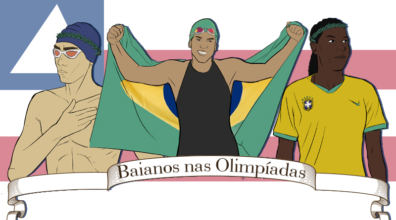 Ilustração Olimpiadas Maria Clara