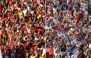 Torcidas dos Imbatíveis e da Bamor as maiores do estado da Bahia. Foto: reprodução Internet.