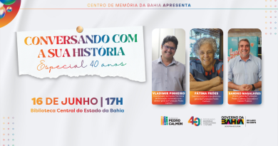 Centro de Memória da Bahia realiza edição especial do projeto “Conversando com a Sua História FPC 40 anos”