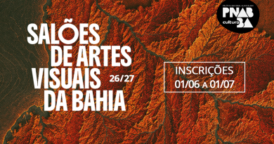 Funceb abre inscrições para edição 2026/2027 dos Salões de Artes Visuais da Bahia Funceb abre inscrições para edição 2026/2027 dos Salões de Artes Visuais da Bahia