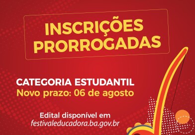 Festival de Música da Educadora FM prorroga inscrições da categoria estudantil até agosto Festival de Música da Educadora FM prorroga inscrições da categoria estudantil até agosto