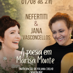 Nefertiti recebe Jana Vasconcellos na Casa da Mãe