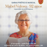 Sarau poético na ALB em homenagem a Mabel Veloso