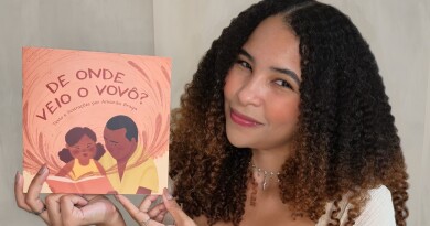 Amanda Braga e o livro 'De onde veio o vovô' - Foto Amanda Braga