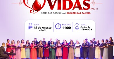 Coral de Adultos do Colégio Antônio Vieira participa da campanha Cantando Por Vidas na Hemoba