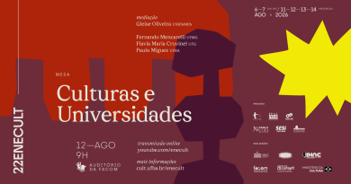 Confira a programação do 22 Enecult nessa quarta-feira (12) Confira a programação do 22 Enecult nessa quarta-feira (12)