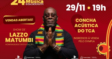 Lazzo Matumbi é atração do 24º Festival de Música da Educadora FM em Salvador Lazzo Matumbi é atração do 24º Festival de Música da Educadora FM em Salvador